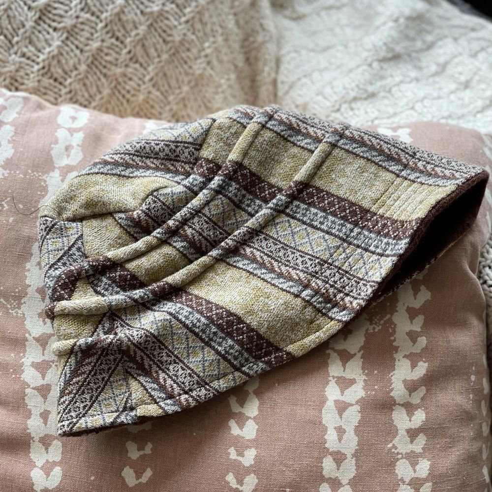 Cute asymmetrical boho hat OS